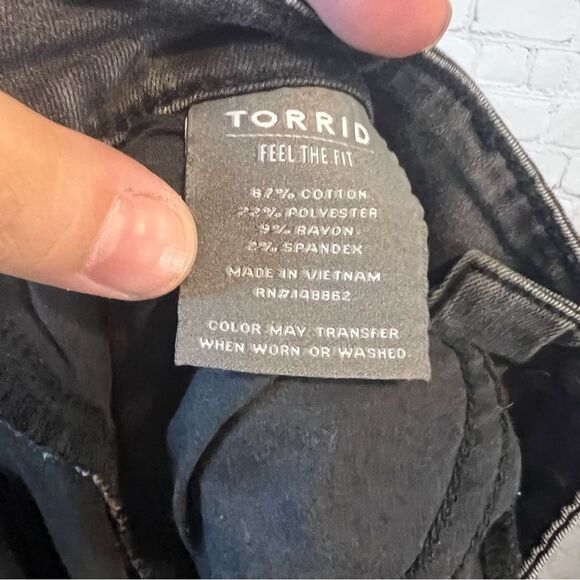 Torrid Super Soft Jeggings Black size 18T - Picture 7 of 8